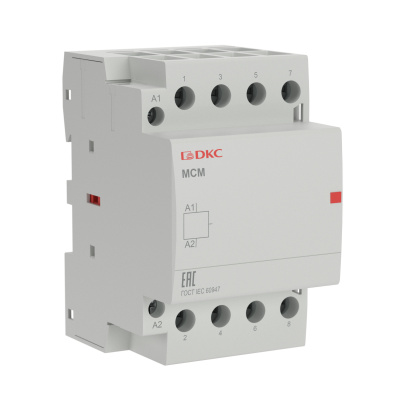 Модульный контактор YON MCE 4P 63A 4НО управляющее напряжение 240В 50Гц