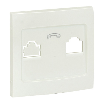 Валенсия лицевая панель розетки Phone 1-местная жемчуг EKF PROxima Валенсия лицевая панель розетки Phone 1-местная жемчуг EKF PROxima
