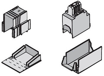 Комплект клеммных крышек OZXB3K комплект = 3 крышки