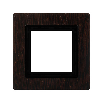 Рамка из натурального дерева, "Avanti", венге, 1 пост (2 мод.)
