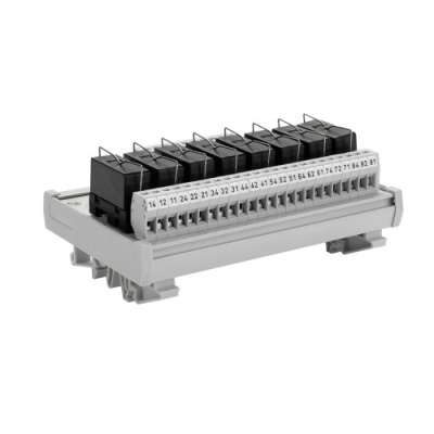Релейный модуль двойной RMG-8 (110V AC/DC, 10 A.)