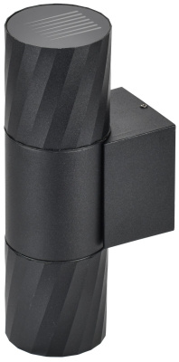 Светильник уличный 5221 настенный 2хGU10 IP65 черный IEK