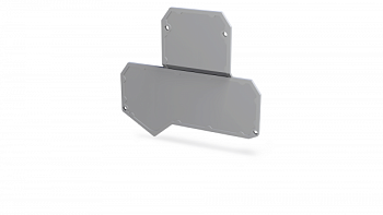 Торцевой изолятор для клемм серии TBL 2,5-4 2P (серый); EPL1 TBL 4 2P