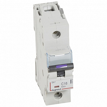 DX3 Автоматический выключатель  50кА 16А 1п C