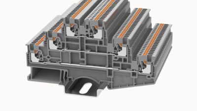 DS1.5-3L-01P-11-00A(H), Клемма PUSH-IN, 1.5 мм.кв., 3 ур., серый, шт