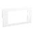 Рамка на 4 модуля, белая, RAL9010
