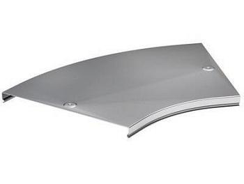 Крышка на угол CPO 45 горизонтальный 45° осн.400, RAL 7004