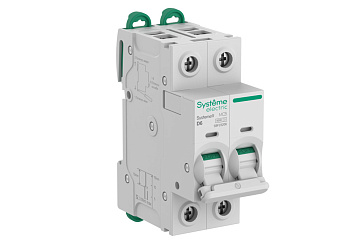 Systeme9 Автоматический выключатель (АВ) D 6A 2P 6kA 400В