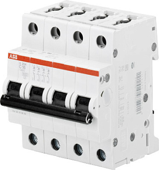 Автоматический выключатель 4-полюсной S204M C6