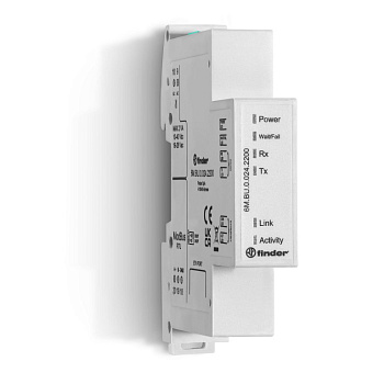 Мост Modbus TCP/IP - Modbus RTU (RS485 ведущий); питание 24В DC; монтаж на DIN-рейку;  категория защиты IP 20