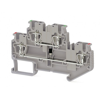 Пружинная клемма серии премиум SRD 2,5-2FD-A (Серый)