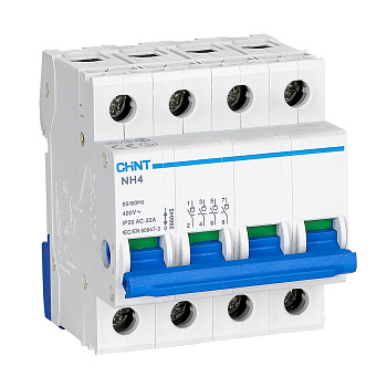 Выключатель нагрузки NH4 4P 63A (R)(CHINT)