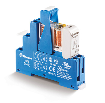 Интерфейсный модуль, электромеханическое реле; 2CO 8A; контакты AgNi+Au; питание 24В DC; категория защиты IP20; винтовые клеммы; пластиковая клипса; LED + варистор
