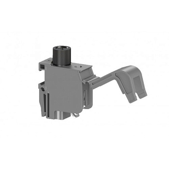 Клеммник для трансформатора, с держ. предохранителя (5х20), винт.зажим, 4 мм.кв., (серый); TRV 4S