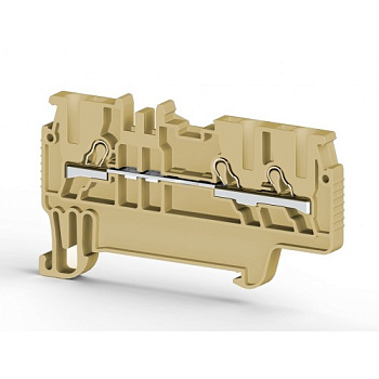 Клеммник пруж.быстрозажимной (Push in), 3-х выводной, 1,5мм.кв., (оранжевый); PYK 1,5ME