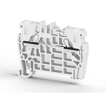 Клеммник пружинный быстрозажимной (Push in), 4 мм.кв. (белый); PYK4