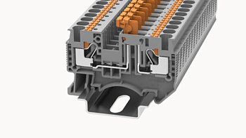 DS4-MT-01P-11-00A(H), Клемма PUSH-IN, 4 мм.кв., с размыкателем, сер., шт