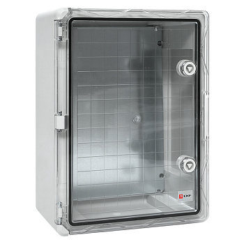 Щит пластиковый с монтажной платой прозр. дверь 400х300х170 мм IP65 EKF PROxima Щит пластиковый с монтажной платой прозр. дверь 400х300х170 мм IP65 EKF PROxima