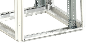 Крепление 19'' реек для шкафа шириной 600 мм, комп.