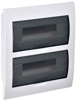 Бокс ЩРВ-П-24 модуля встр. пластик IP41 GENERICA