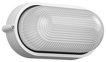 Светильник НПП1401 белый/овал 60Вт IP54 IEK