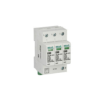 Ограничитель перенапряжений 3P 40кА класс C 440В