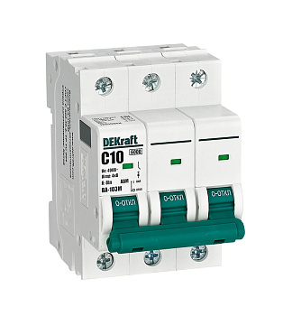 Авт. выкл. без теплозащиты 3P 10А х-ка C 6кА ВА-103M Авт. выкл. без теплозащиты 3P 10А х-ка C 6кА ВА-103M