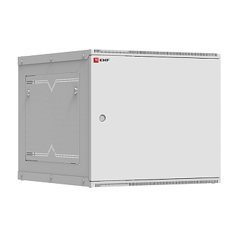 Шкаф телекоммуникационный настенный разборный 9U (600х650) дверь металл, Astra серия EKF PROxima