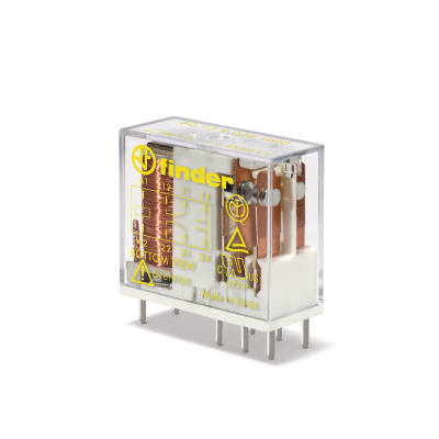 Электромеханическое реле безопасности (реле с принудительным управлением контактами);  2CO 8A; контакты AgNi; катушка 5В DC; степень защиты RTII; упаковка 1шт.