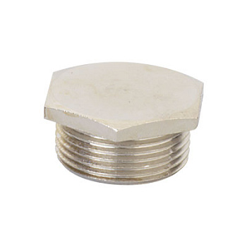 Заглушка M32x1,5, никелированная латунь