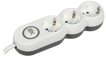 Удлинитель У03В 3 места 2P+PE/5м 3х1,5мм2 16А/250В UNO IEK Удлинитель У03В 3 места 2P+PE/5м 3х1,5мм2 16А/250В UNO IEK