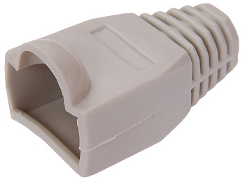 ITK Колпачок изолирующий для разъема RJ-45, PVC, СЕРЫЙ