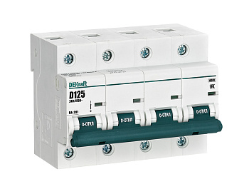 Авт. выкл. 4Р 125А х-ка D ВА-201 10кА Авт. выкл. 4Р 125А х-ка D ВА-201 10кА