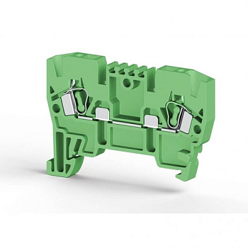 Клеммник пружинный 2,5мм.кв. (зелёный); YBK2,5 Клеммник пружинный 2,5мм.кв. (зелёный); YBK2,5