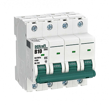 Авт. выкл. 4Р 10А х-ка B ВА-103 6кА