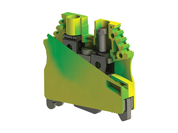 AVK 6 TK; Клеммник на DIN-рейку 6 мм.кв., (земля)