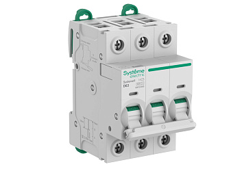 Systeme9 Автоматический выключатель (АВ) D 63A 3P 6kA 400В