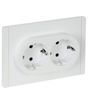 FORTE&PIANO Роз. 2-я с з/к з/ш б/к 16А FP223 бел. IEK