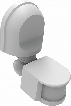 Датчик движения инфракрасный ДДИ-101 02 1200Вт 2-12м 180° белый