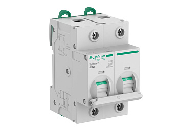 Systeme9 Автоматический выключатель (АВ) 27мм C 125A 2P 10 kA 400В