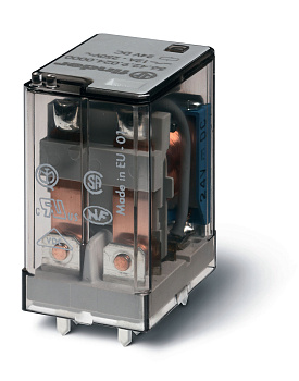 Миниатюрное силовое электромеханическое реле; 2CO 12A; контакты AgNi; катушка 24В DC; степень защиты RTI; опции: нет