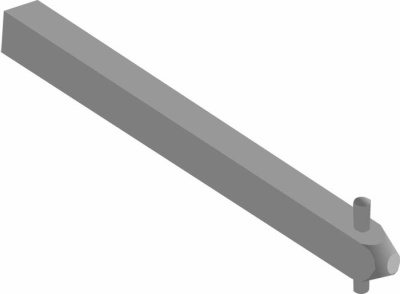 Переходник ОХP12X535 535мм для ручки управления рубильниками тип а OT315..800 / ОETL1000..3150