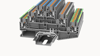 DS2.5-3L-L/N/PE-01P-11-00A(H), Клемма PUSH-IN, 2.5мм.кв, 3ур, L/N/PE, шт