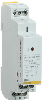 Реле промежут. OIR 2 конт. 8А 24В AC/DC IEK