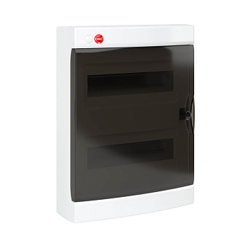 Щиток настен.с дверц.24мод.,IP41,бел.,с усил клем.блок.2х87308