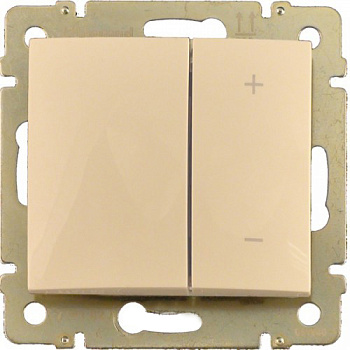 Светорегулятор  (диммер) кнопочный  60-600Вт (слоновая кость)   Legrand Valena 774174